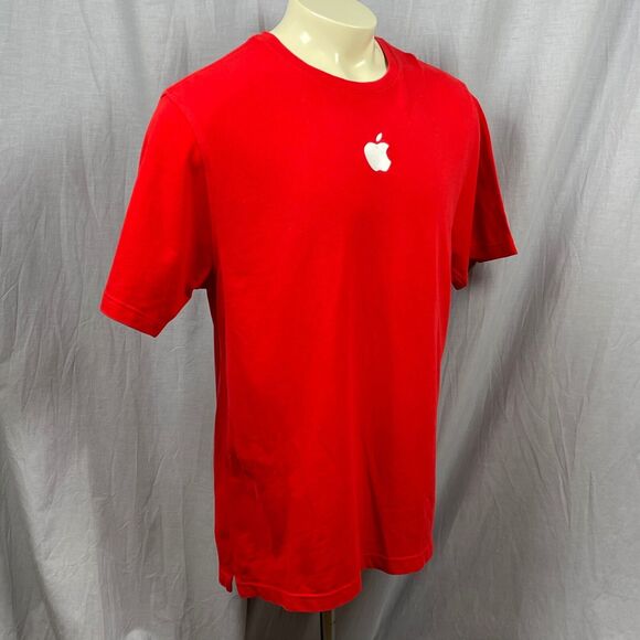 Apple Store Embroidered Employee Uniform Men's XL T-Shirt Macintosh Computer Mac - Picture 4 of 9